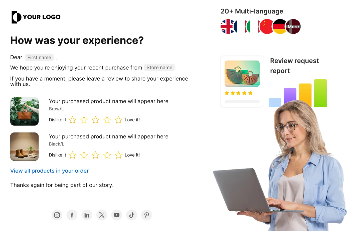 Collect reviews
